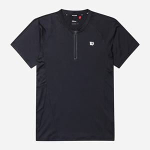 윌슨반팔티 LQC W241001TTS44-BLK 남성 테크 쿼터집 반팔 티셔츠