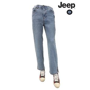 [지프]여성용 사이드 슬릿 와이드 데님팬츠 (JO2DPF518)