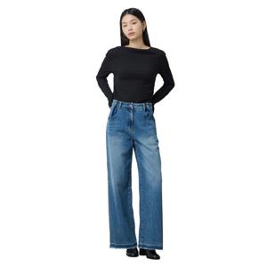 [시슬리]턱 조절 슬림 와이드 데님 팬츠(SADP03511)