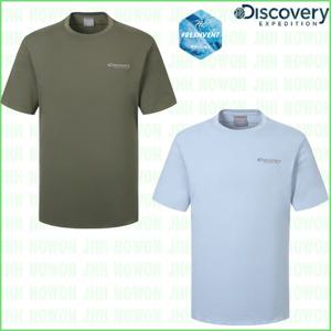 디스커버리 25년/ 여름 프레시벤트 남성 사선 절개 기능성 반팔티셔츠 DMRS6I053-DXNW