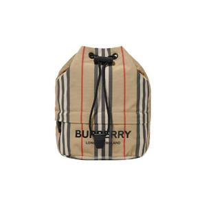 버버리 아이콘 스트라이프 에코닐 드로우코드 파우치 아카이브 베이지 80267378015051