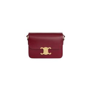 셀린느 틴 트리옹프 백 샤이니 카프스킨 카르민 188423BF4-27CA