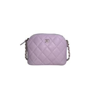 샤넬 체인 달린 미니백 램스킨   골드 메탈 라이트 퍼플 AP4000-B16718-NW784