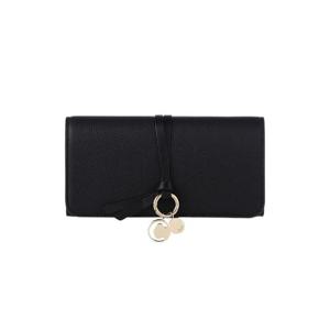 끌로에 알파벳 로고 장지갑 블랙 CHC21WP942F57001
