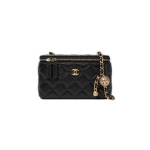 샤넬 체인 미니백 램스킨   골드 메탈 블랙  내부 거울 포함 AP2303-B02916B18602-94305