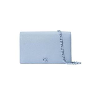 구찌 GG 마몽 미니 체인 백 페일 블루 497985-17WFF-4928