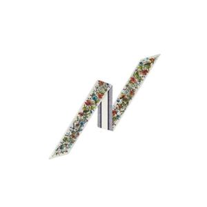 디올 D 밀레피오리 미차 스카프 화이트 멀티컬러 실크 트윌 34MIF106I611-C012