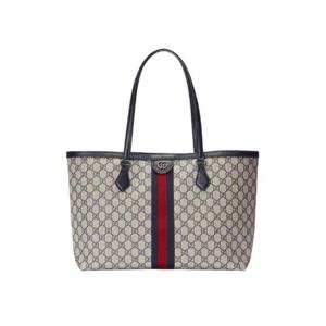 구찌 오피디아 미디움 GG 토트 베이지 블루 슈프림 631685-96IWN-4076