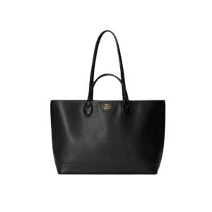 구찌 오피디아 미디움 토트백 블랙 레더 739730-DJ20G-1000