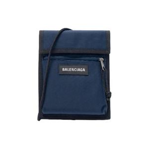 발렌시아가 익스플로러 나일론 스트랩 스몰 크로스바디백 네이비 5322989TYY54611