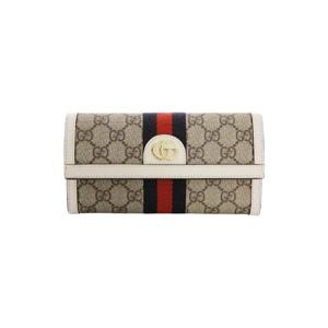 구찌 오피디아 GG 슈프림 장지갑 베이지 에보니 523153-96IWG-9794