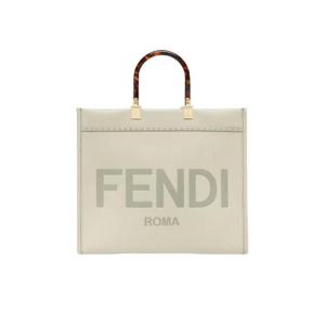 펜디 선샤인 미디움 레더 쇼퍼백 그린 8BH386ABVLF1K3B