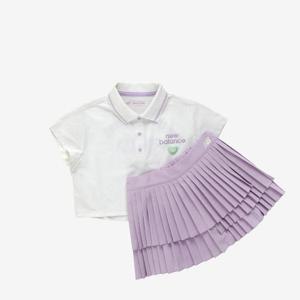 뉴발란스키즈트레이닝세트 IQC NK9YE2804G-10 NBgC Life 여아 카라티 플리츠 스커트 세트