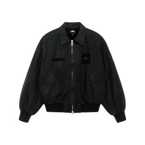 스투시 플라이트 봄버 블랙 115837