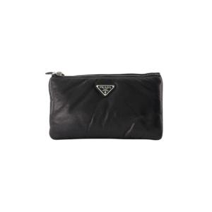 프라다 디바이더블 나파 레더 파우치 블랙 1MB259-2DYI-F0002