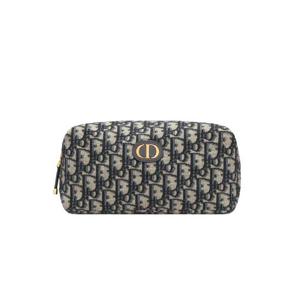 디올 30 몽테뉴 비너스 파우치 블루 디올 오블리크 자카드 S2145UTZQ-M928