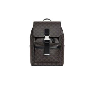 셀린느 백팩 트리옹프 캔버스 앤 카프스킨 블랙 120812GL7-38SI