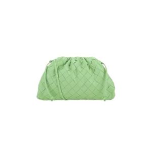 보테가 베네타 미니 레더 파우치 피스타치오 585852VCPP13840