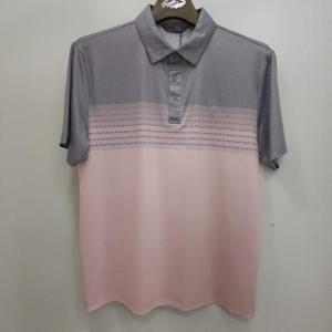 남성크로커다일 HC04 한기장 그라데이션 프린트 카라티 CDAAATS2457 CDAAATS2457