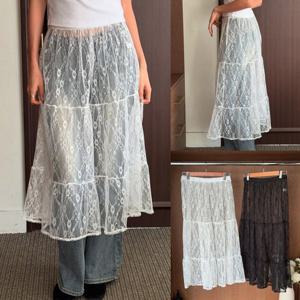 [아이우먼]위쉬몰 YP 꾸꾸시스루레이어드스커트(U420H505) 빅사이즈