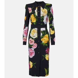 돌체앤가바나 Longuette 플로럴 캐디 셔츠 드레스 P01021157