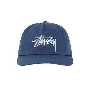 스투시 미드 뎁스 빅 스탁 스냅백 딥 블루 1311145