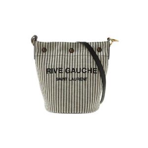 생로랑 리브 고쉬 캔버스 버킷백 크림 블랙 669299-FAAE5-9583