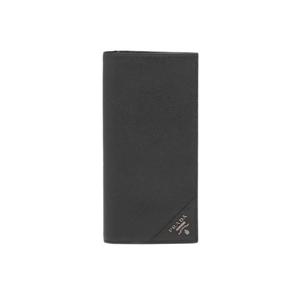 프라다 라지 사피아노 레더 월렛 블랙 2MV341-QME-F0002