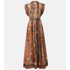 이사벨 Melissa 페이즐리 실크 맥시 드레스 P01062235