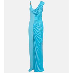 베르사체 Medusa 드레이프 이브닝 가운 P01055468