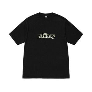 스투시 식 피그먼트 다이드 티셔츠 블랙 1904834