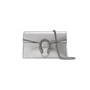 구찌 디오니서스 슈퍼 미니백 실버 라메 레더 476432-1TRBN-8173