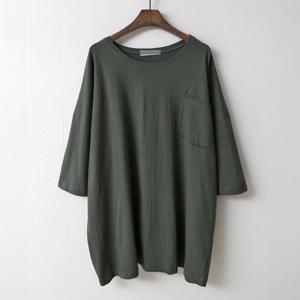 [아이우먼] 리버포켓오버라인박스티 NOC505M505 빅사이즈