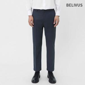 빌리버스 남성 9부 슬랙스 스판 직장인 정장 바지 BABP034