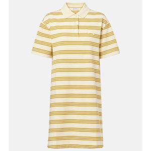 버버리 Icon Stripe 코튼 피케 미니드레스 P01033295