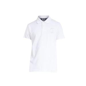 저스트 카발리 로고 자수 반팔 폴로 셔츠 78OAGT13CJ506 003white TP940596971