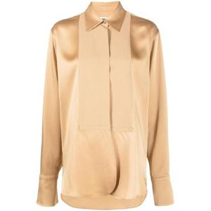 25 FW 질샌더 새틴 패널 셔츠 J02DL0146JTN214 TP432166410