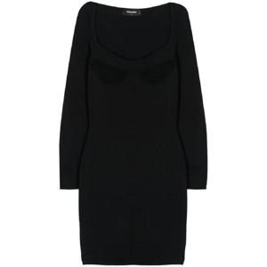 25 FW 디스퀘어드2 니트 크레이프 미니 드레스 S75CV0787S18170 TP432400510