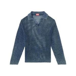 25 FW 디젤 K스퀘어 폴로 셔츠 A175340CBDP TP434662841