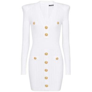 25 FW 발망 버튼 장식 니트 미니 드레스 DF1R8059KB07 TP432010698