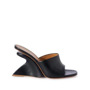 25 FW 오프화이트 저그 웨지 힐 가죽 샌들 OWIJ042S24LEA0011010 TP438237685