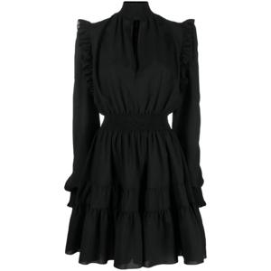 25 FW 베르사체진스꾸뛰르 주름 긴소매 미니 드레스 73HAO912N0101 TP435963113