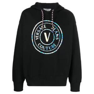 25 FW 베르사체진스꾸뛰르 로고 프린트 후드티 73GAIG07CF00G TP432303824