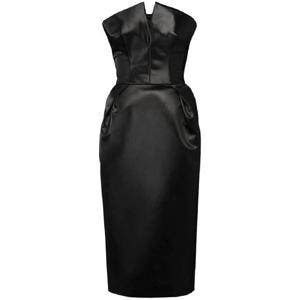 25 FW 메종마르지엘라 크러시드 새틴 미디 드레스 S51DD0001S60532 TP432081895