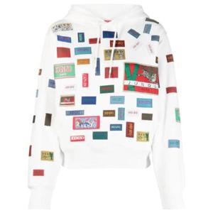 25 FW 겐조 라벨 프린트 후드티 FD52SW0154MQ TP432559873