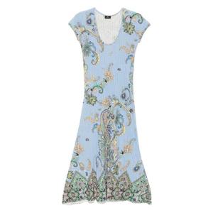 25 FW 에트로 페이즐리 프린트 미디 드레스 WRKA0078AK542 TP437285124