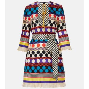 발렌티노 Escape 폴카 도트 실크 미니드레스 P01055262