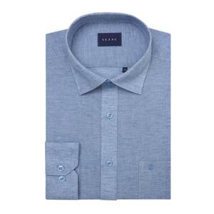 [예작(셔츠)](사 은품 양말) 긴팔 스판 일반핏 셔츠 YJESBR123_BL-LC