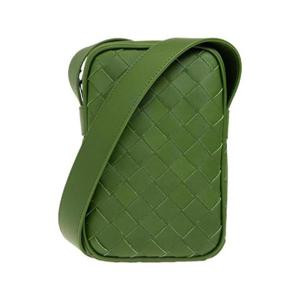 보테가 베네타 인트레치아토 지퍼 폰 파우치 아보카도 729296VCPQ33139