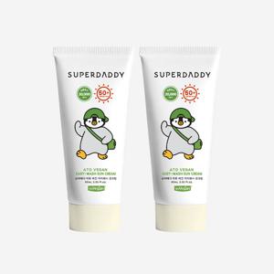 슈퍼대디 아토비건 이지워시 선크림 60ml 2개